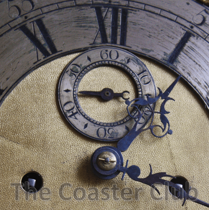 antique clock with delicate metalwork